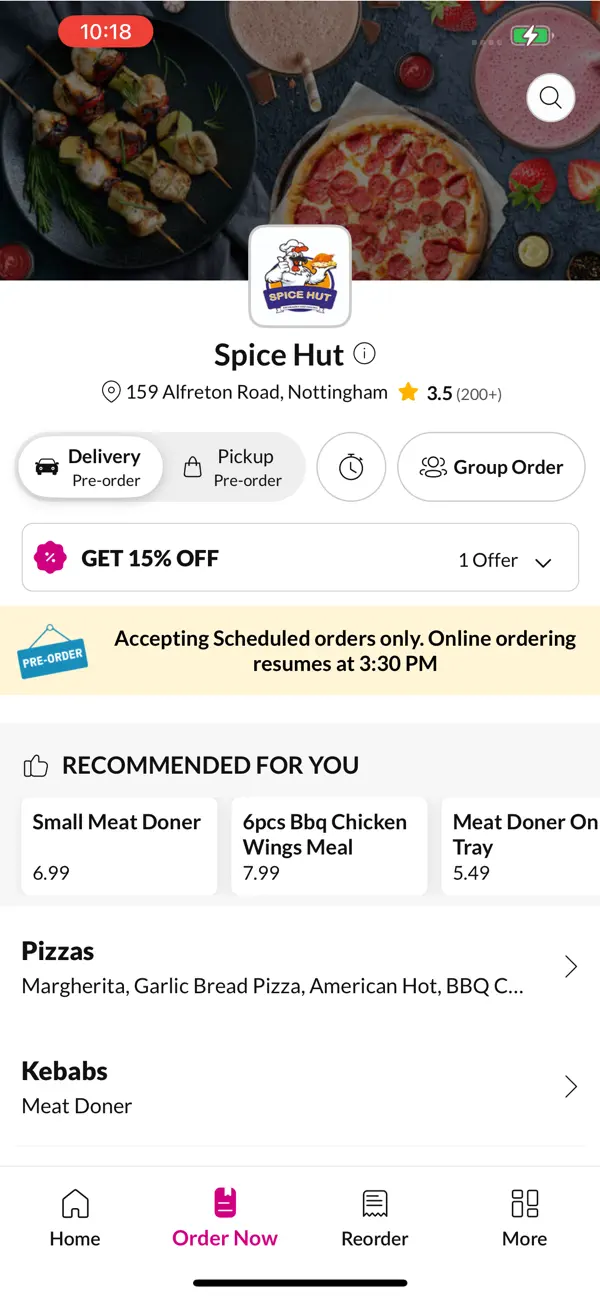 Screenshot #2 pour Spice Hut Nottingham