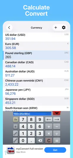Capture d'écran de MyConvert Lite sur iPhone 5