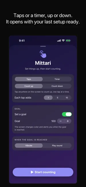 Mittari: Tally Counter screenshot 4