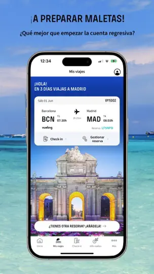 Captura de pantalla de Vueling Airlines-Cheap Flights en iPhone 2
