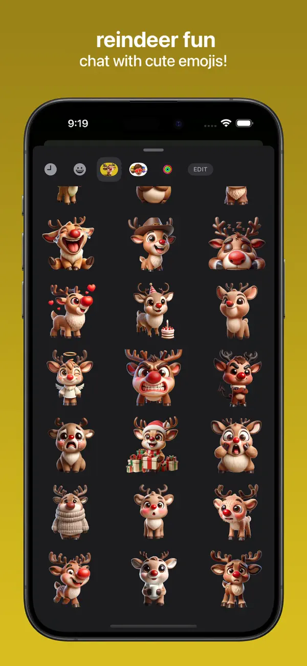 Reindeer Emojis Screenshot 4