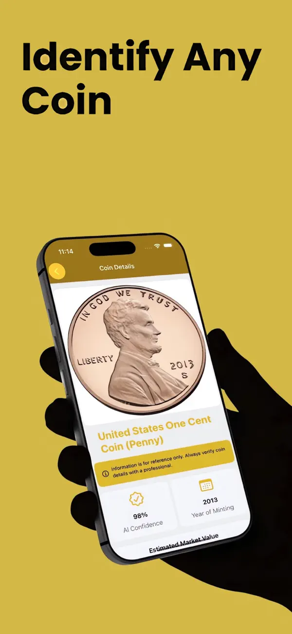 #1. Coin Identifier & Scanner (iOS) Ved: FoxfortMobile