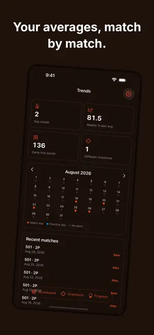 Darts Scorer: 501 Checkout screenshot 4