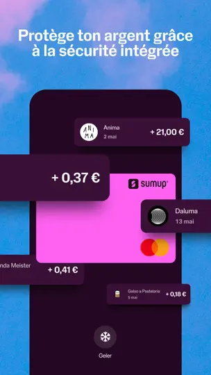 Capture d'écran de SumUp : Finances Personnelles sur iPhone 9