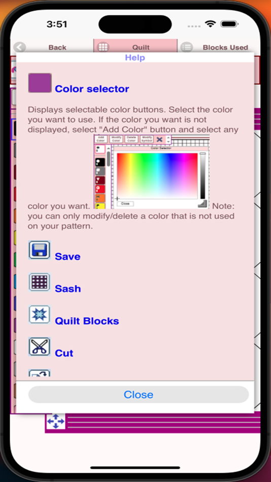 #8. Quilt Pattern Creator (iOS) 由: Sand Castle Designs, Inc