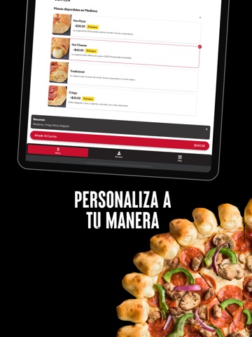 Pizza Hut Mexico iPad screenshot 2