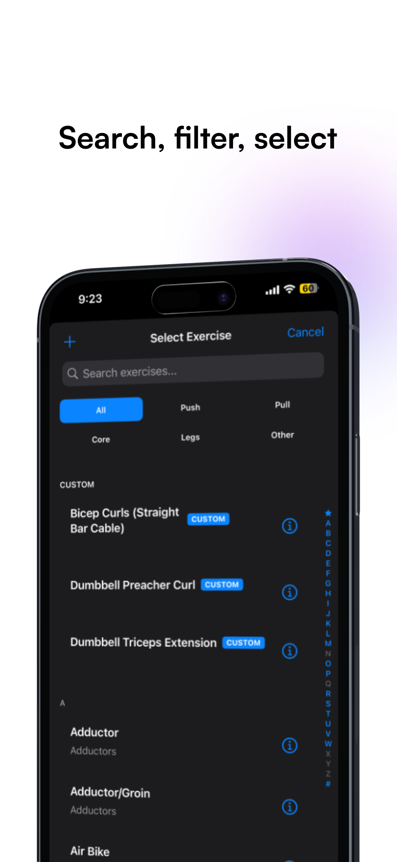 Curls - Workout Tracker screenshot 3