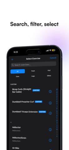 Curls - Workout Tracker screenshot