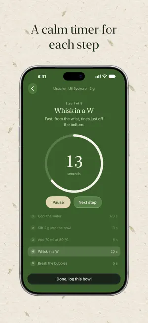 Tama: Matcha Tracker & Recipes screenshot 4