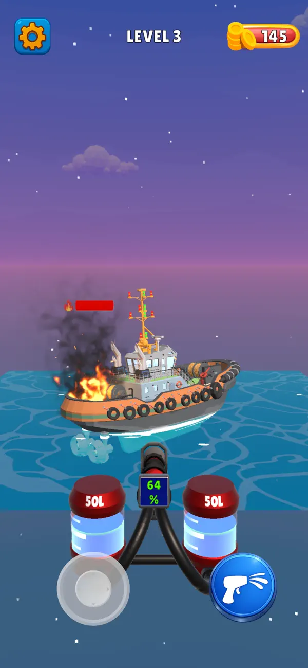 Screenshot #2 pour Fire Hose Game
