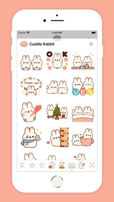 Cuddle Rabbit Animated Screenshot