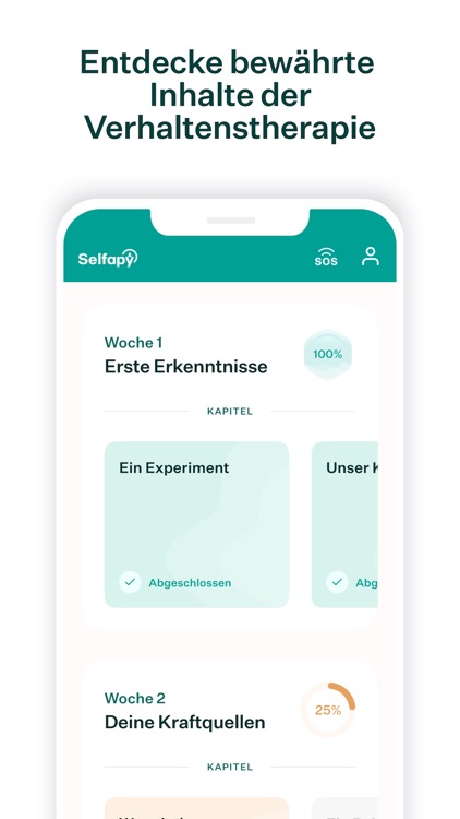 Selfapy - Mental Health App screenshot-3