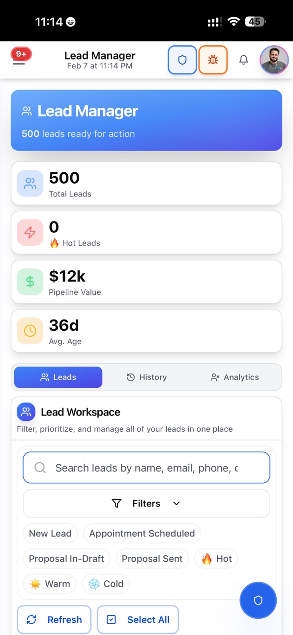 iPhone screenshot