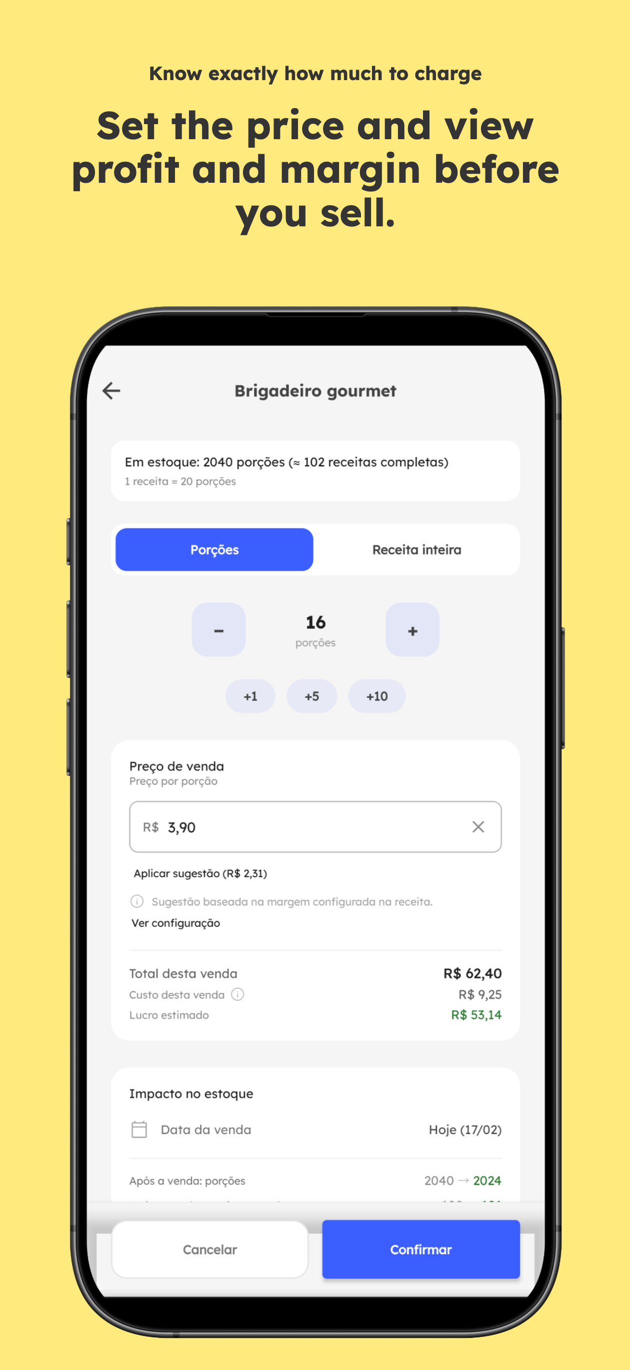 Recipe Cost & Pricing screenshot 5