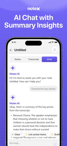 Notex: AI Voice Note Taker Screenshot 3 of 5