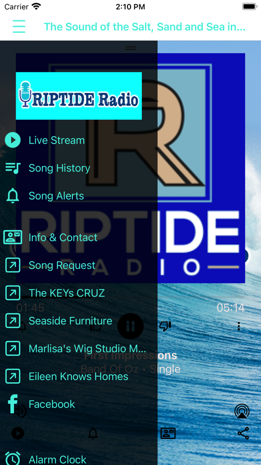 #2. RIPTIDE Radio (iOS) Podle: Riptide Internet Radio, LTD. Co.