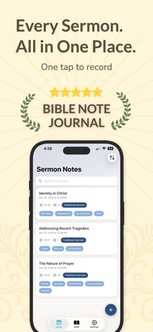 Bible Note Journal Screenshot 1 of 8