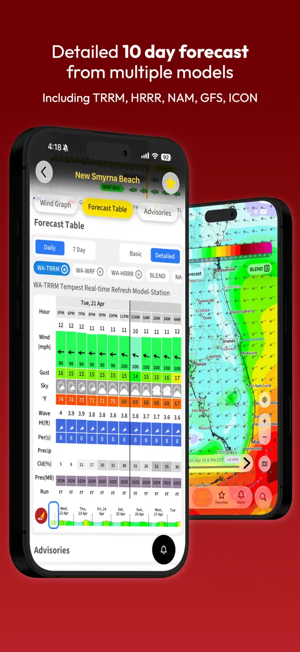 Screenshot #3 pour WindAlert: Wind & Weather Map