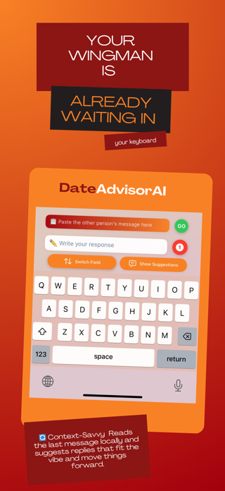 DateAdvisor AI Keyboard Screenshot 3 of 10