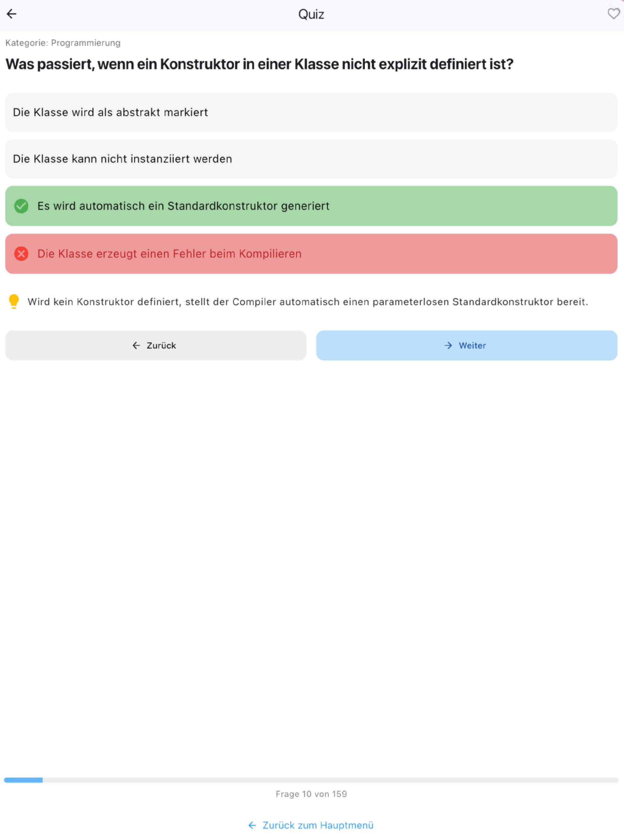 LearnAQuiz - Schritt für Bit screenshot 6