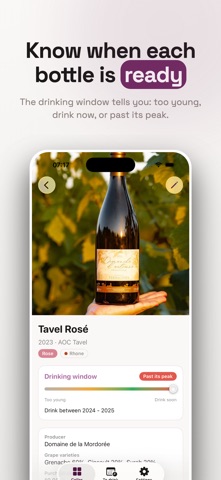 Vineo Wine Cellar iPhone screenshot