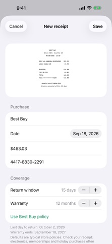 Warranty Vault: By jet screenshot 2