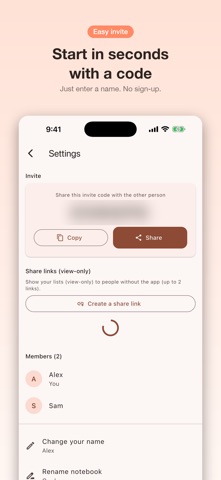 Couples Shopping List & Split Screenshot 5 of 5