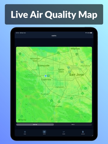 Качество воздуха: PureAir iPad screenshot 3
