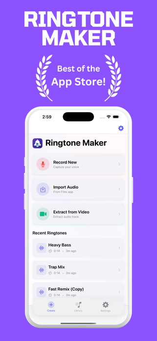 Ringtone Maker: MP3 Cutter Screenshot 1 of 5