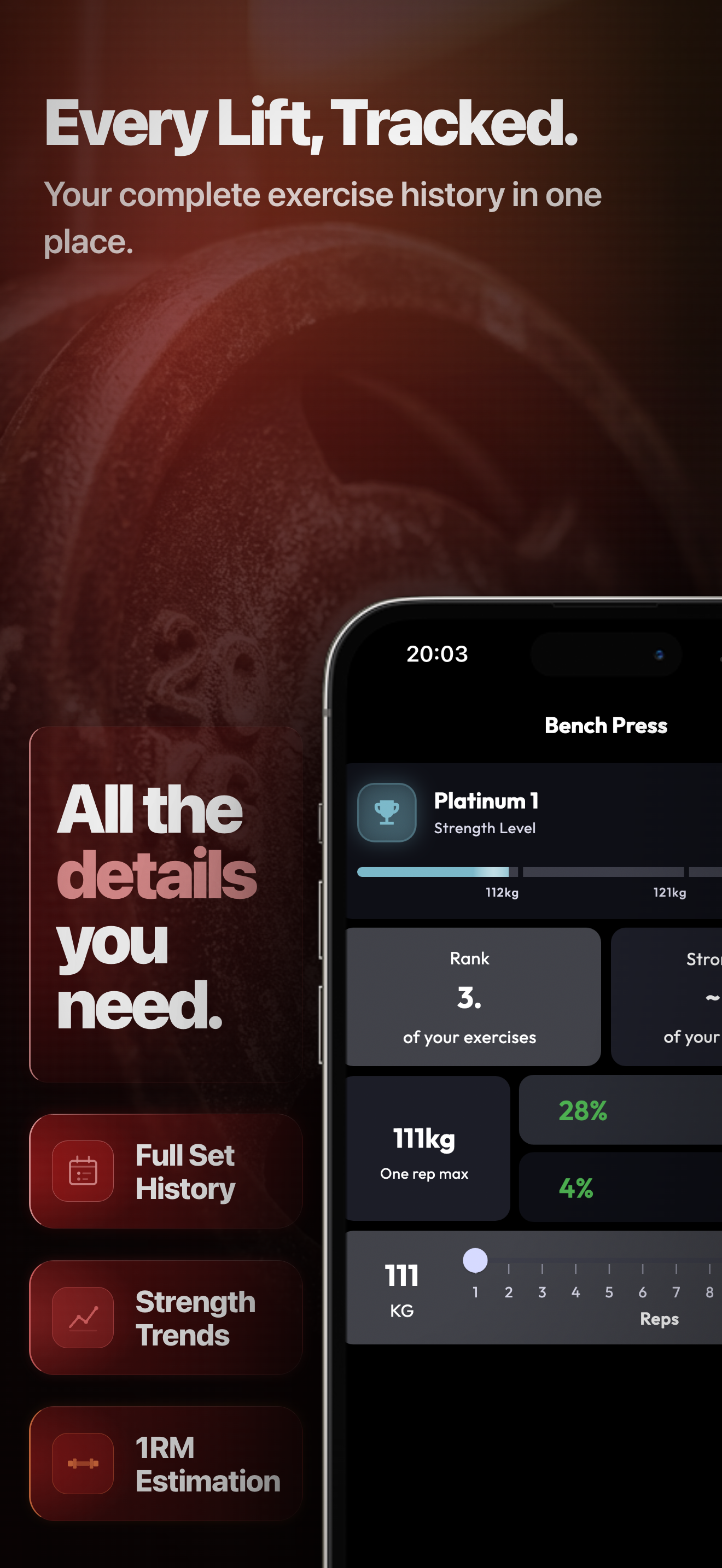 Heft: Workout Strength Tracker screenshot 7