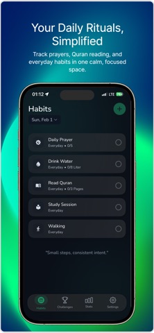 Mubit: Muslim Habit Tracker screenshot
