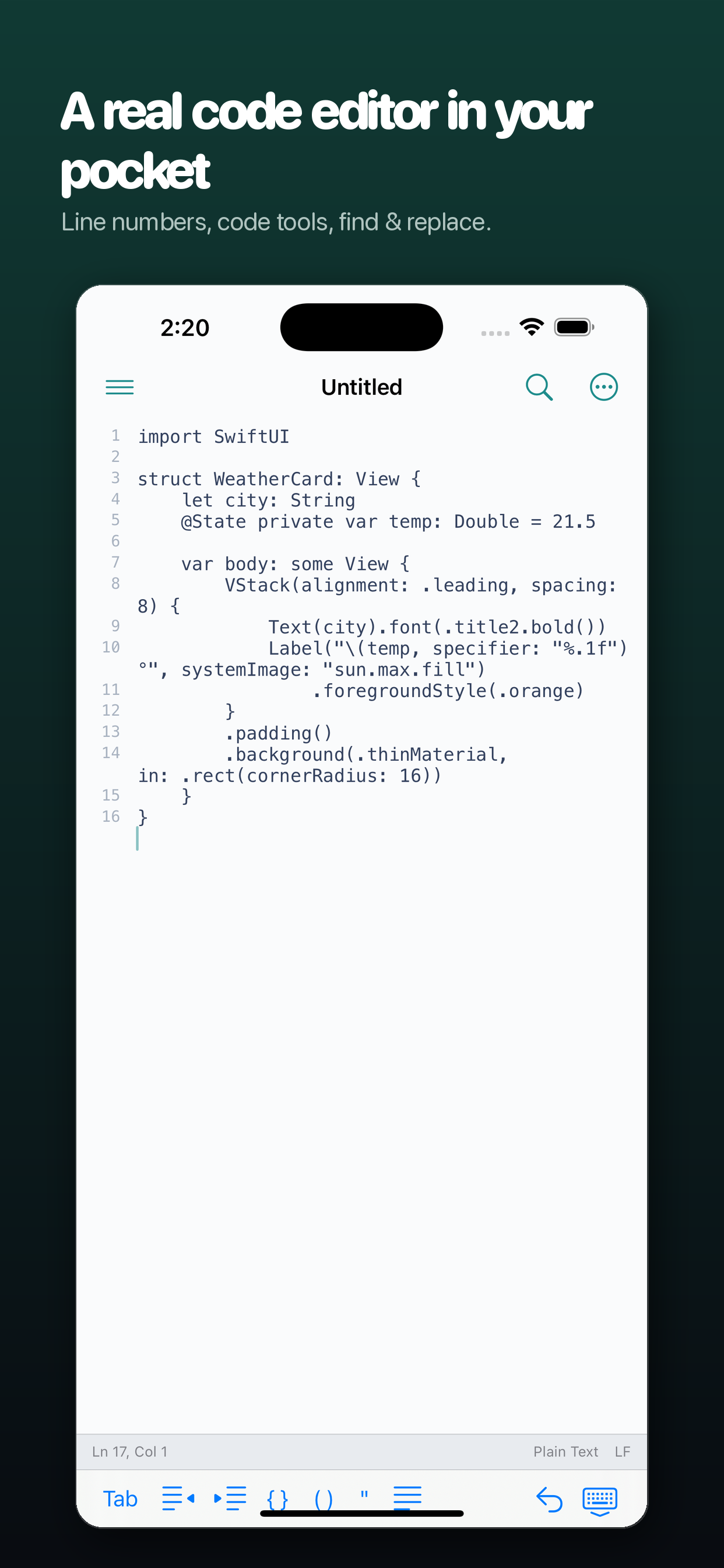 DraftCode: Code Editor screenshot 5