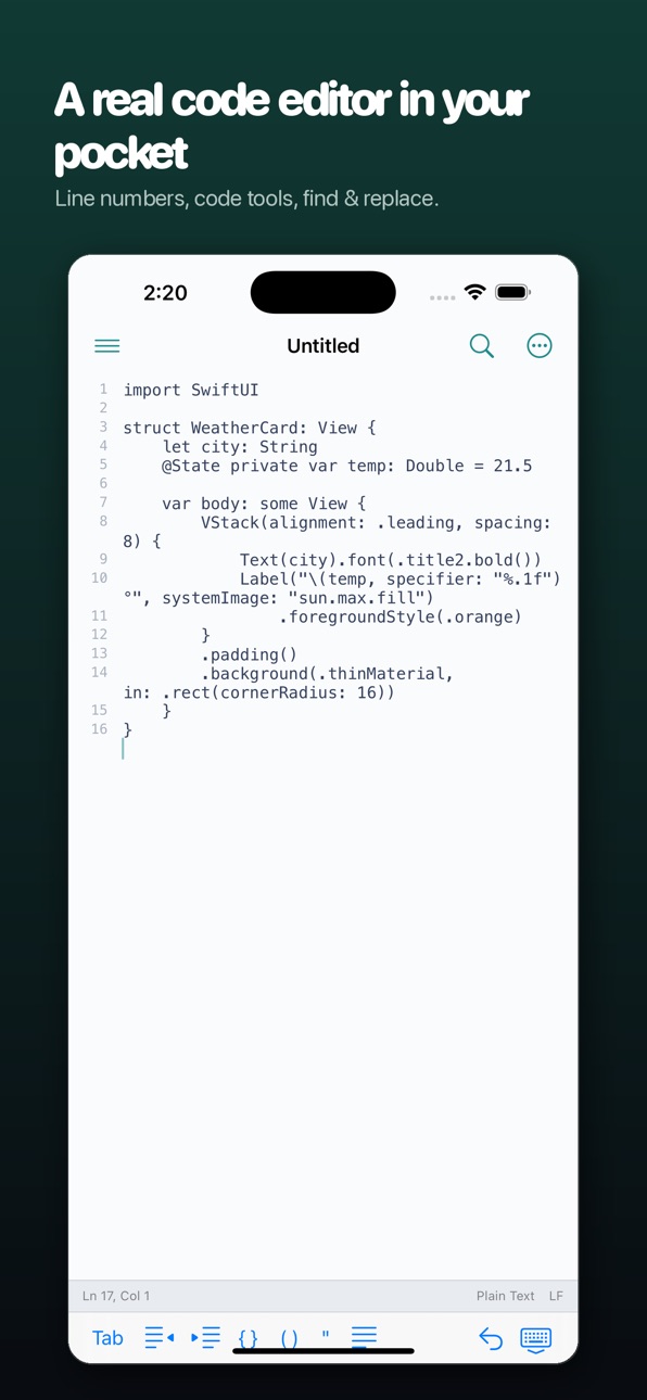 iPhone screenshot