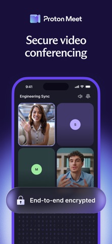 Proton Meet: Secure Meetings iPhone screenshot
