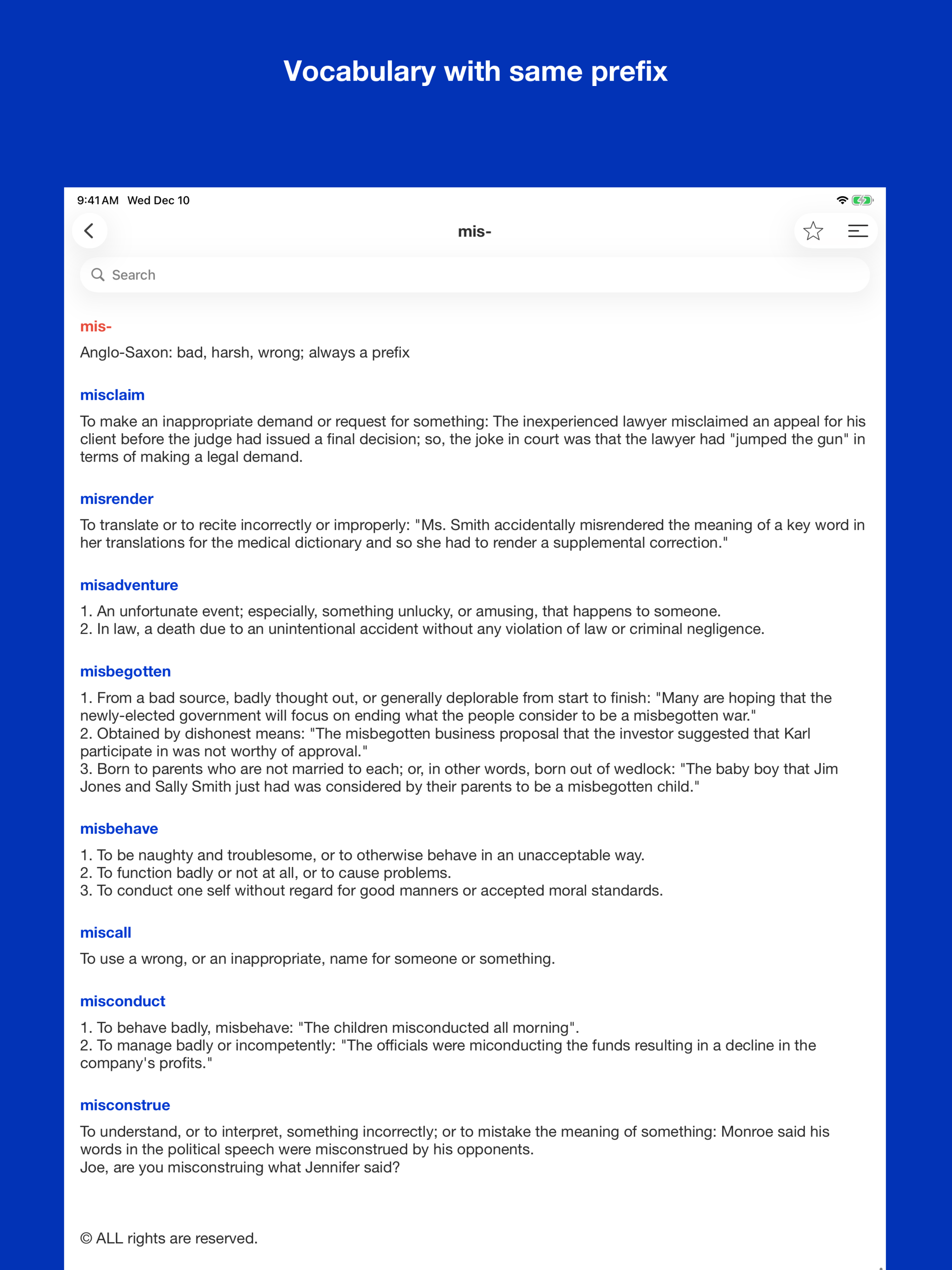 English Prefix Suffix Master screenshot 11