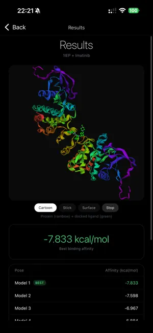 MolDock - Protein-Ligand Dock screenshot 4