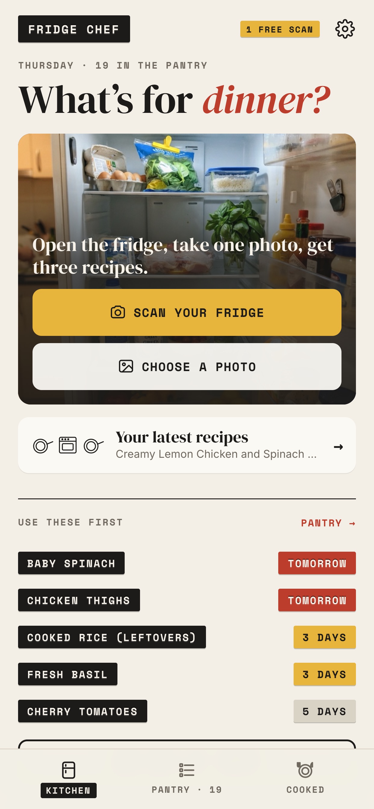Screenshot 3 of Fridge Chef: Recipe Ideas