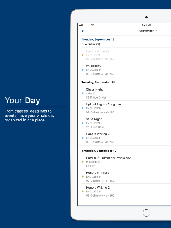 Menlo College iPad screenshot 2 - Education app
