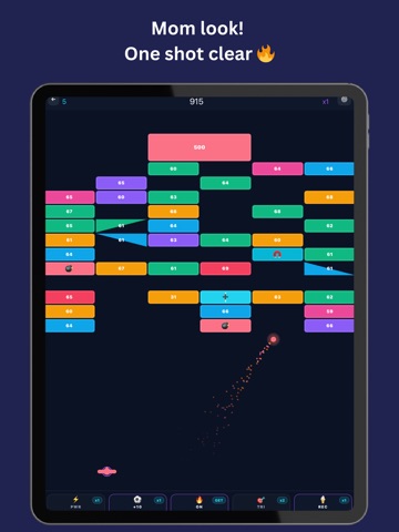 Bricks Breaker: Neon Quest iPad screenshot