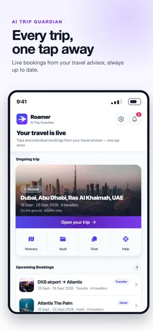 Roamer App screenshot 1
