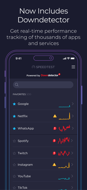 Speedtest by Ookla Screenshot