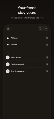 Fold: RSS Reader screenshot 3