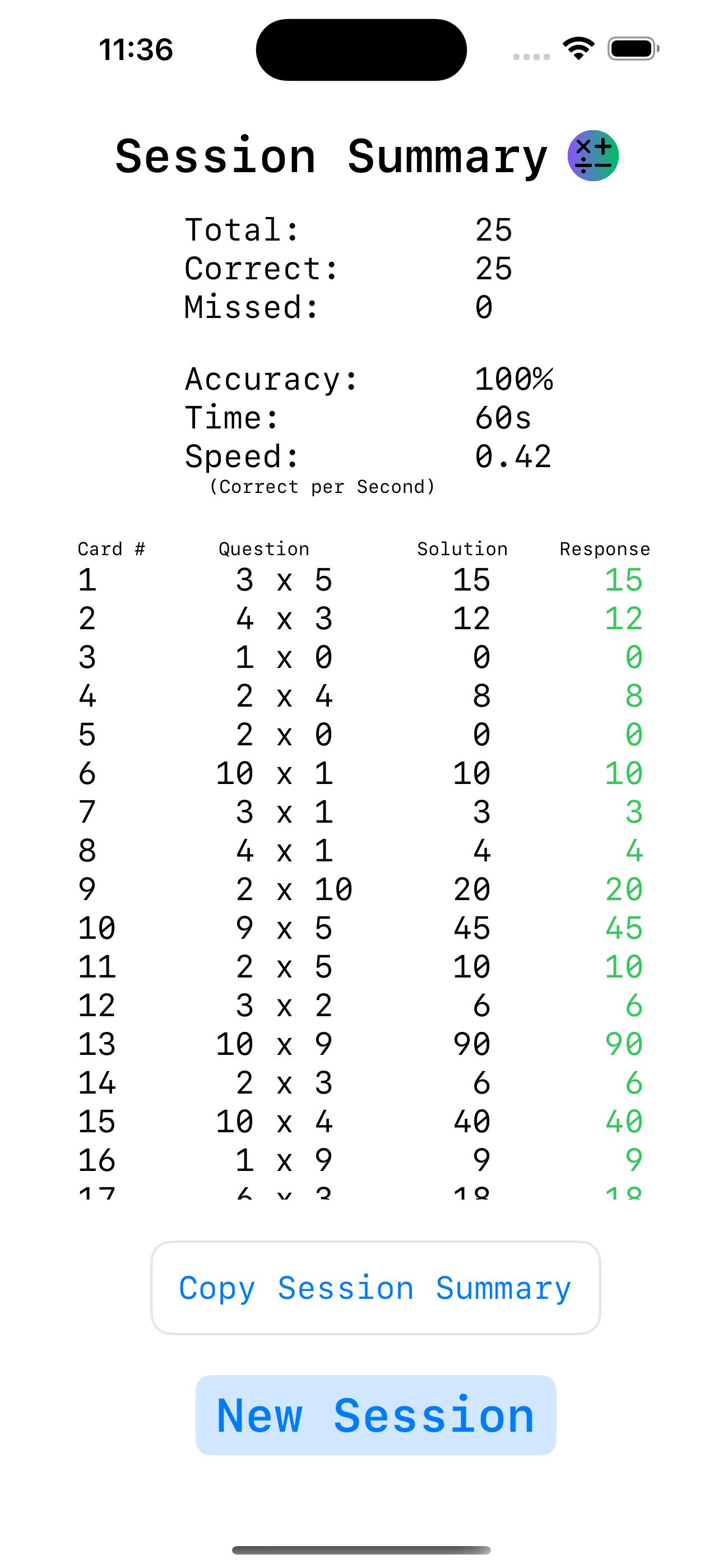 FlashMathFlash screenshot 3
