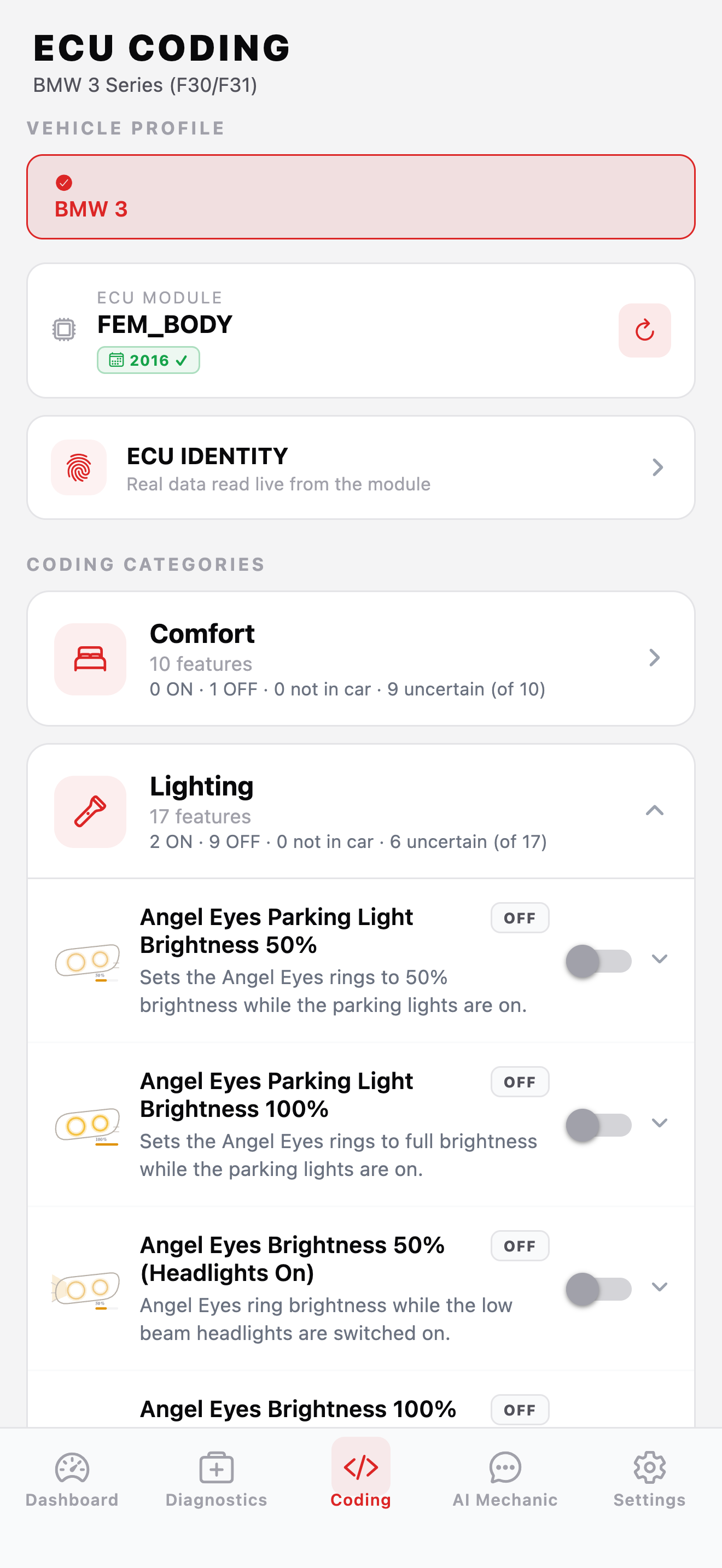 CarCoding: OBD2 Car Scanner screenshot 9