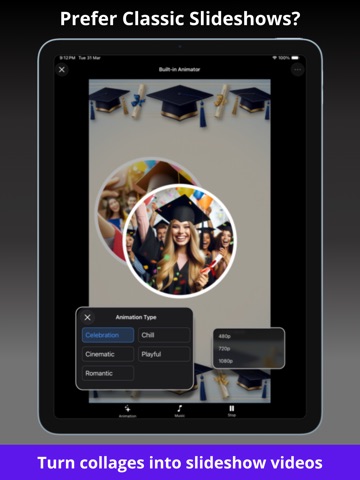 CollageAlt: AI Collage Maker iPad screenshot