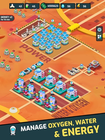 Mars Colony - The Idle Builder iPad screenshot