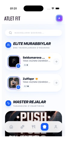 ATLET FIT iPhone screenshot