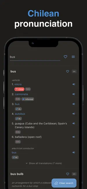 Cueca: Chilean Dictionary screenshot 1