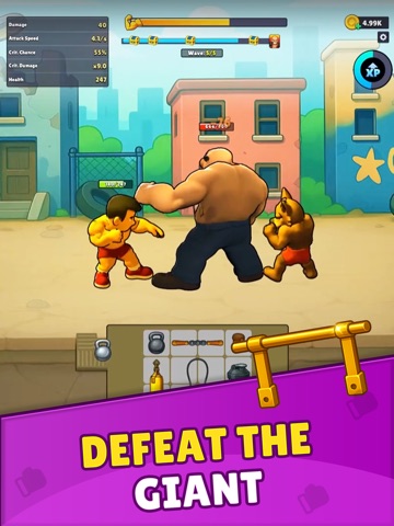 Healthy Fighter - Muscle Clash iPad screenshot