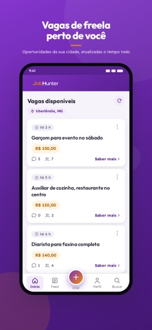 JobHunter - Freelances e Bicos Screenshot 3 of 5